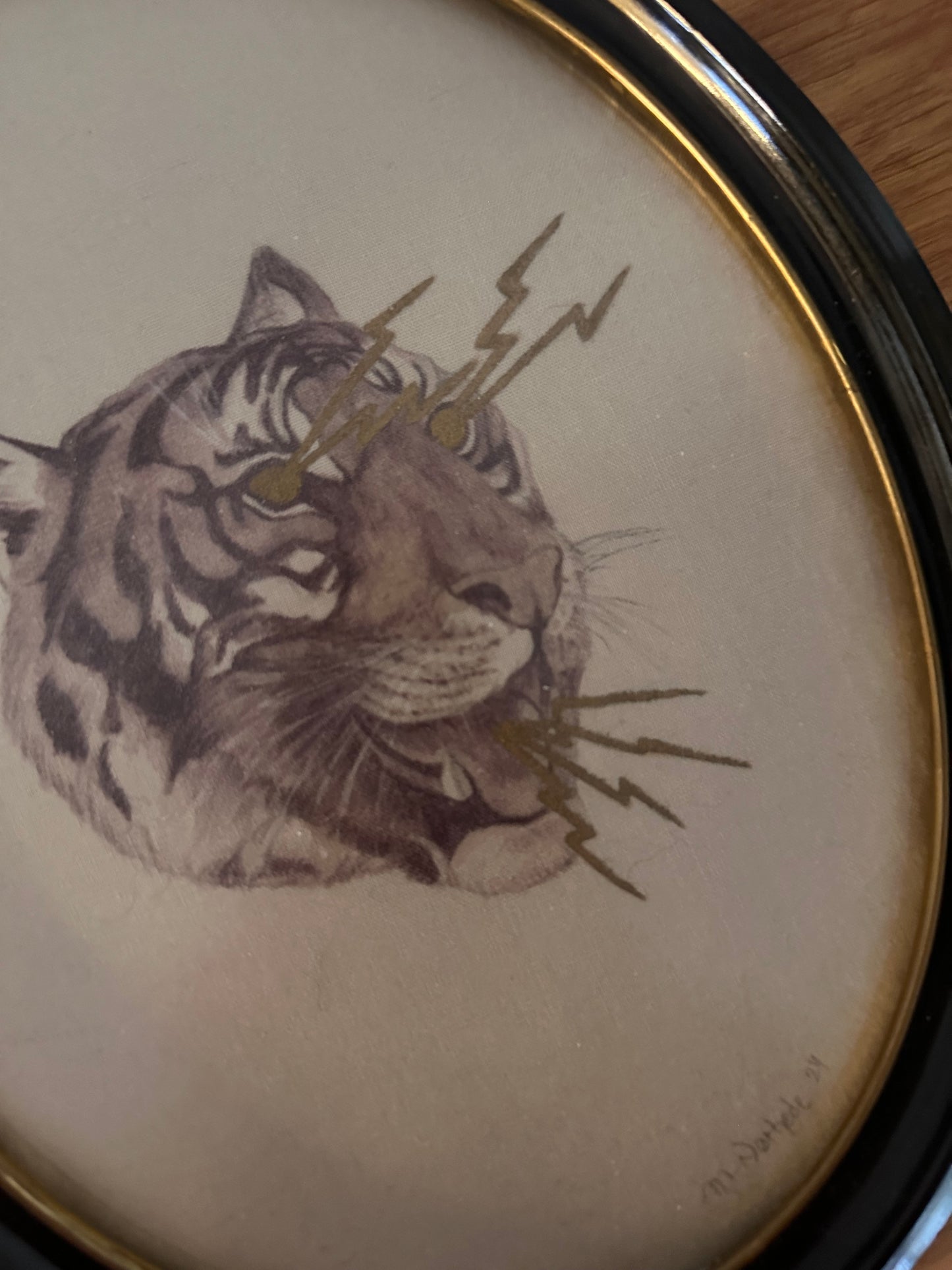Originalt tekstilværk - Tiger