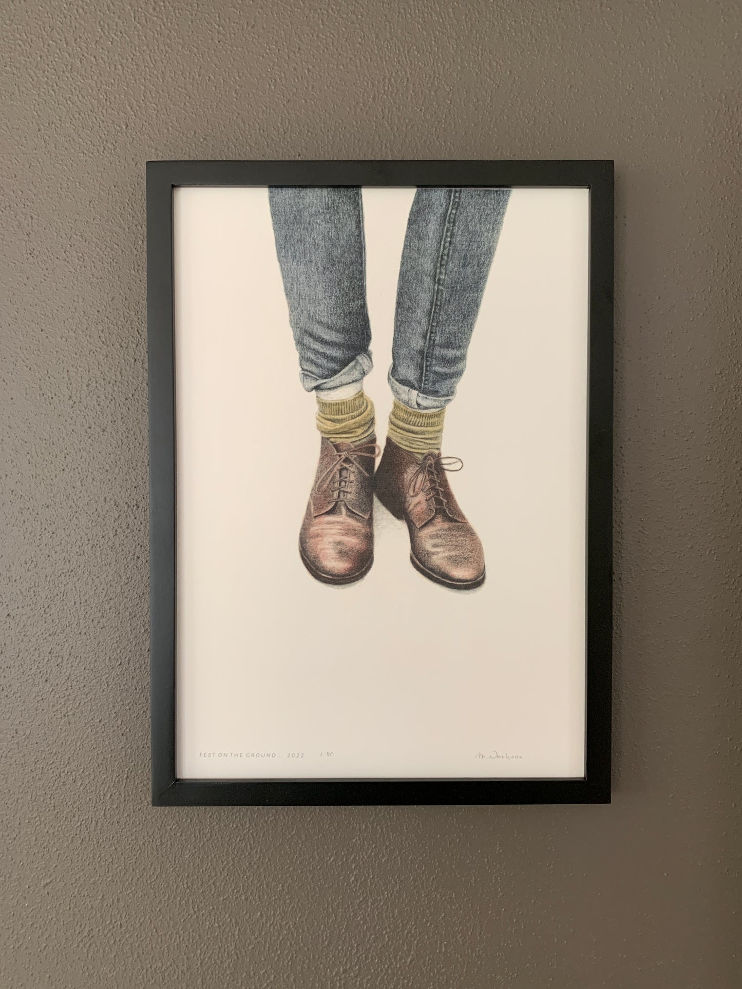 Feet on the ground