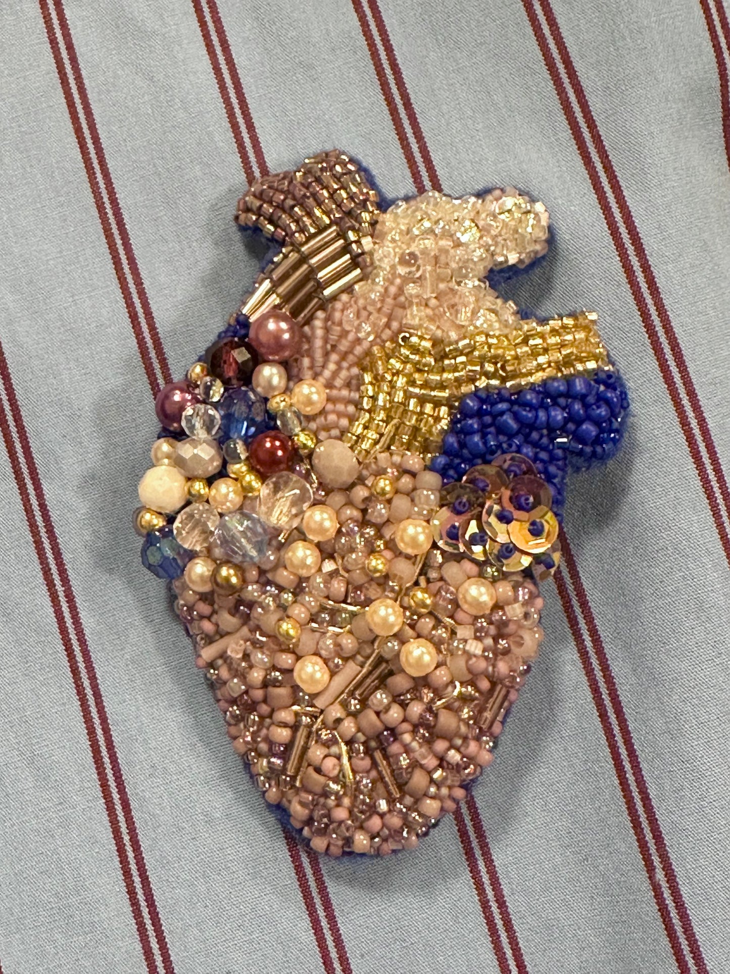 Broche - Anatomisk hjerte