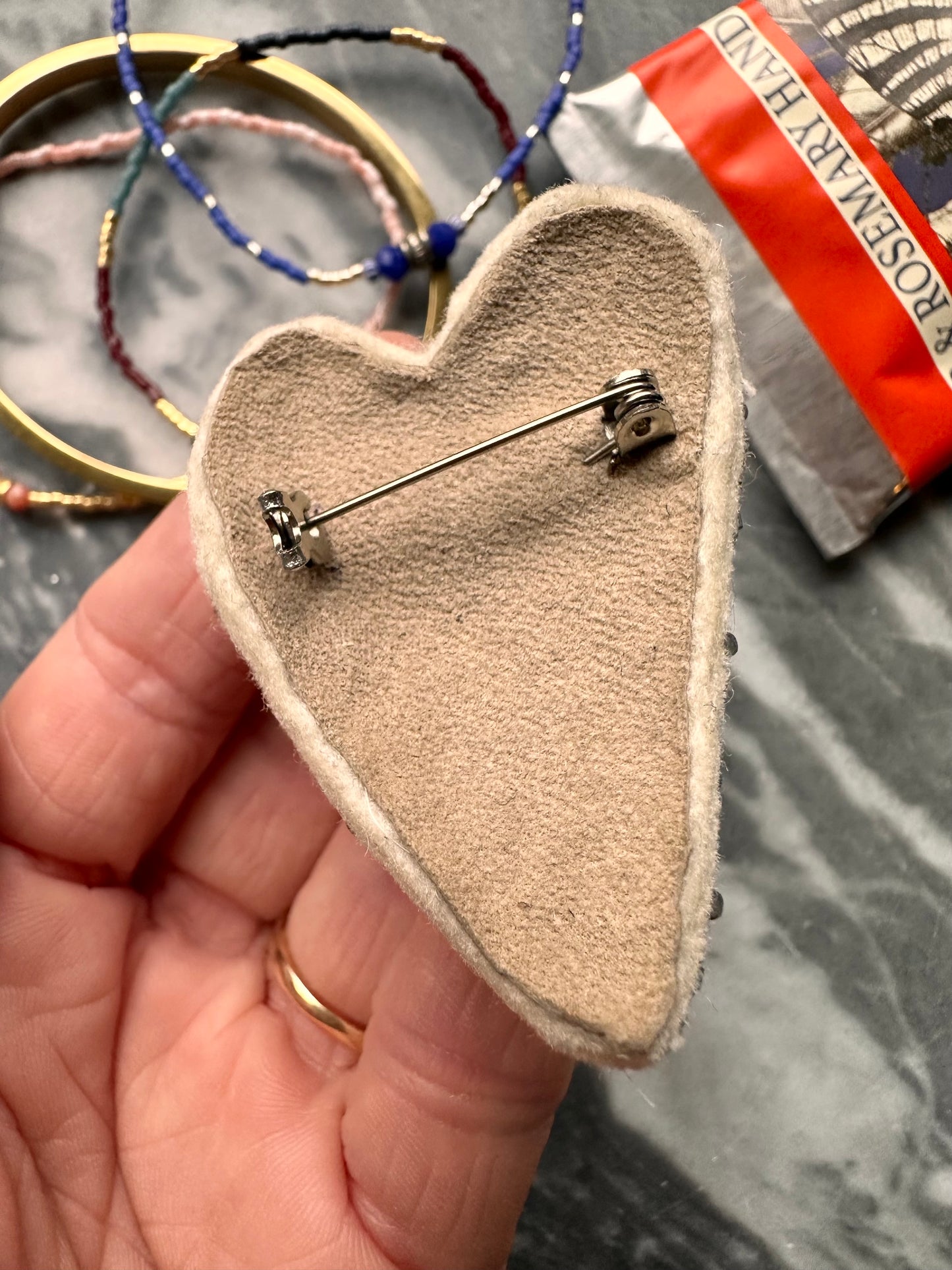 Broche - Glashjerte